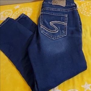 Silver Suki Mid Capris